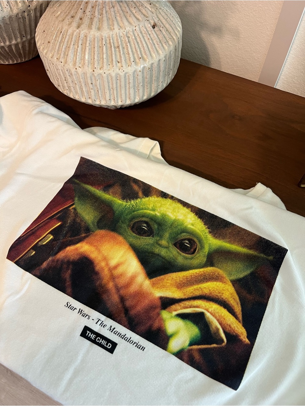 Zara White Star Wars Logo Tee